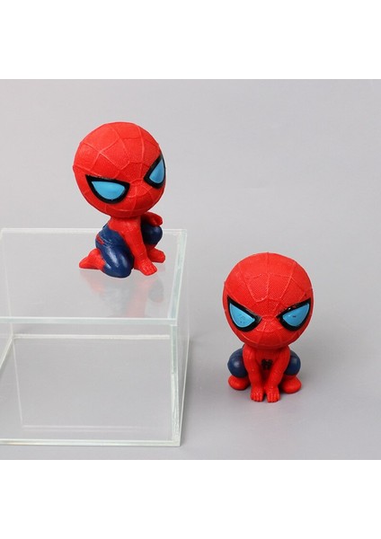 Marvel Aksiyon Figürü Kawaii S Versiyonu Örümcek Adam Anime Figürü Pvc Modeli Çizgi Film Bebeği Kek Dekor Süsler Çocuk Oyuncakları Hediye (Yurt Dışından) fiyatları