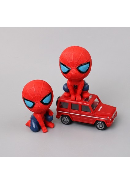 Marvel Aksiyon Figürü Kawaii S Versiyonu Örümcek Adam Anime Figürü Pvc Modeli Çizgi Film Bebeği Kek Dekor Süsler Çocuk Oyuncakları Hediye (Yurt Dışından) modelleri
