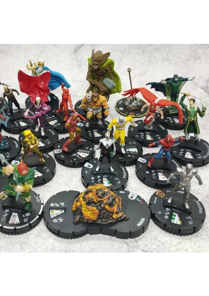 Marvel Heroclix Dünya Pı Gününü Kutluyor Avengers Dc Örümcek Adam Demir Adam Thor Flash Savaş Satranç Tahtası Oyunu Model Oyuncaklar Hediye Toplayın (Yurt Dışından)