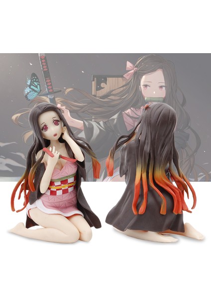 Childrenworld Kamado Nezuko Dekorasyon Deforme Olmayan Anime Demon Slayer Kamado Nezuko Figürü (Yurt Dışından) fırsatları