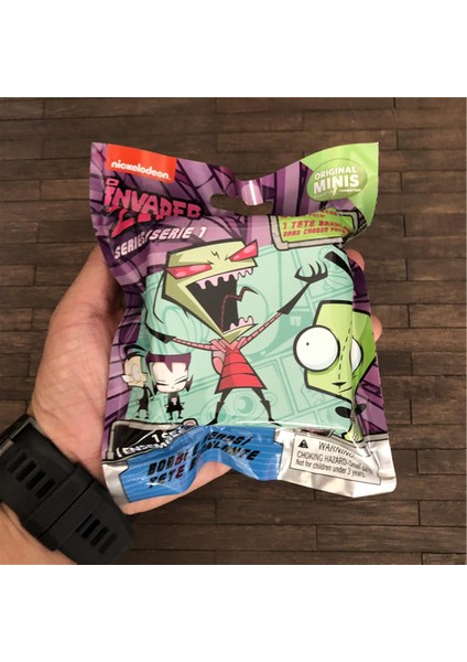 Karikatür Alien War Invader Zim Heykelcik Kör Çanta Aksiyon Şekilli Kalıp Oyuncaklar Çocuk Doğum Günü Hediyeleri (Yurt Dışından)