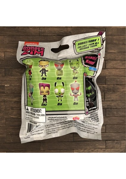 Karikatür Alien War Invader Zim Heykelcik Kör Çanta Aksiyon Şekilli Kalıp Oyuncaklar Çocuk Doğum Günü Hediyeleri (Yurt Dışından)