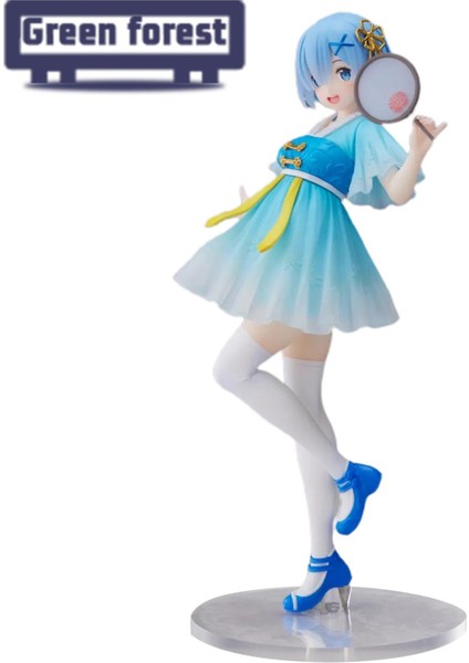 Yeşil Orman Aksiyon Figürü Koleksiyon Karikatür Rem Şekilli Kalıp Oyuncaklar Hobi Koleksiyonu (Yurt Dışından) fiyatları