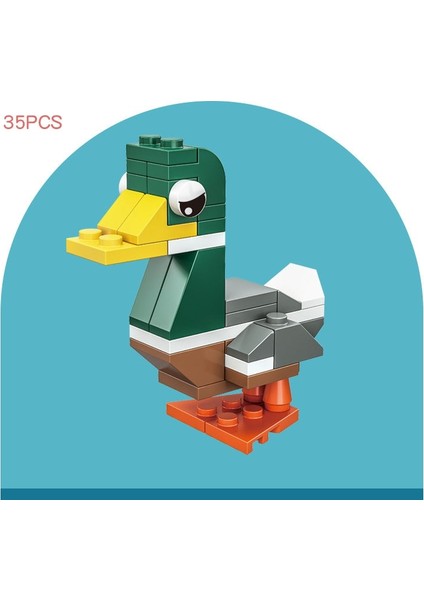 1 Adet Mini Hayvan Blok Dıy Bukalemun Kurbağa Papağan Örümcek Salyangoz Keçi Maymun Yapı Tuğlası Oyuncaklar Çocuklar Için (Yurt Dışından) fırsatları