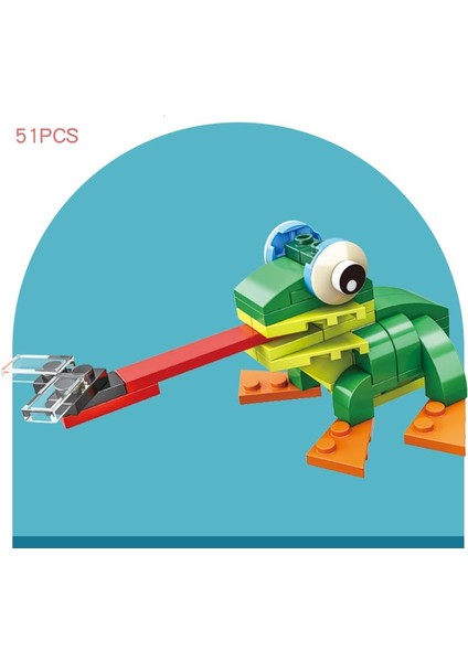 1 Adet Mini Hayvan Blok Dıy Bukalemun Kurbağa Papağan Örümcek Salyangoz Keçi Maymun Yapı Tuğlası Oyuncaklar Çocuklar Için (Yurt Dışından) indirimleri