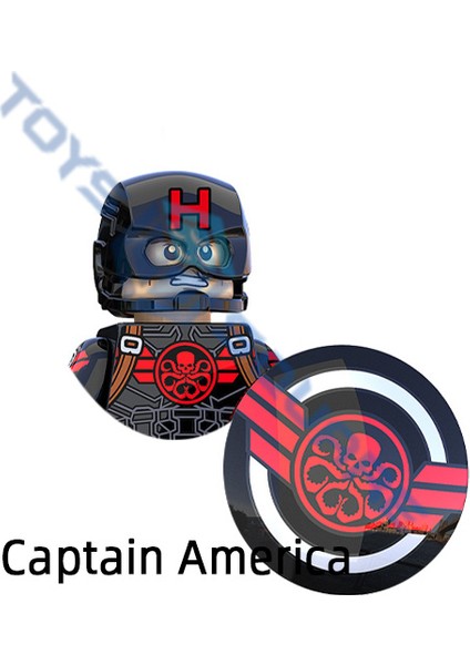 Kaptan Amerika Modeli Yapı Taşları Moc Tuğla Seti Çocuklar Için Hediyeler Oyuncaklar (Yurt Dışından) modelleri