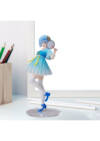 Anime Rem Modeli Temel Anime Aksiyon Modeli ile Sevimli Rem Figürü (Yurt Dışından) modelleri