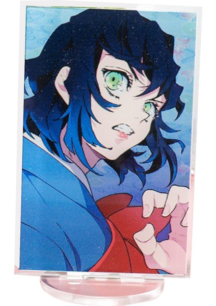 Ayakta Kart Anime Demon Slayer Şekil Dekoratif Akrilik Karikatür Modeli Masaüstü Için Standı (Yurt Dışından)