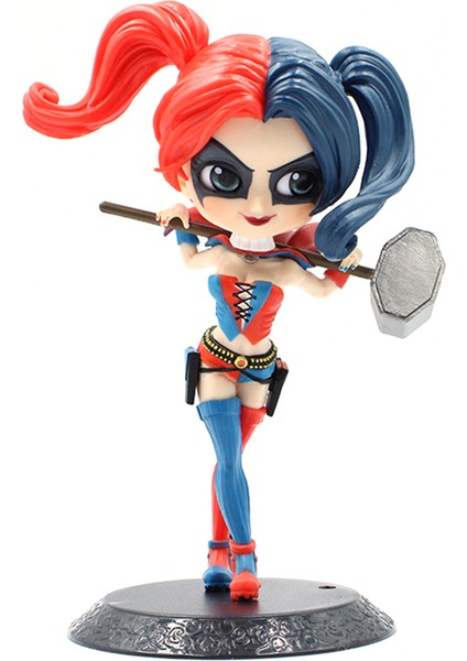 Karikatür Çekiç Harley Quinn Aksiyon Figürü Anime Modeli Bebek Heykelcik Kek Dekor (Yurt Dışından) indirimleri