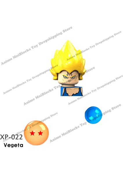 XP021-026 Tek Satış Dragon Ball Z Yapı Taşları Mini Anime Goku Aksiyon Oyuncak Figürü Birleştirin Tuğla Oyuncaklar Çocuk Hediyeler Için (Yurt Dışından)