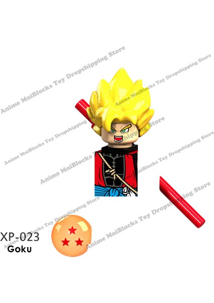 XP021-026 Tek Satış Dragon Ball Z Yapı Taşları Mini Anime Goku Aksiyon Oyuncak Figürü Birleştirin Tuğla Oyuncaklar Çocuk Hediyeler Için (Yurt Dışından)