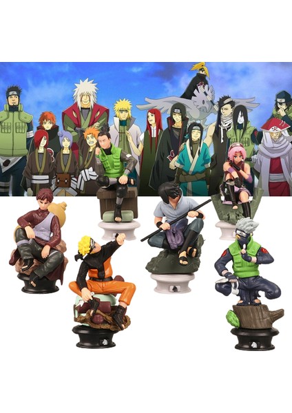 6 Adet/takım Model Oyuncaklar Japon Anime Dekoratif Sevimli Karikatür Naruto Sasuke Serisi Anime Figürleri Çocuk Hediye (Yurt Dışından) indirimleri