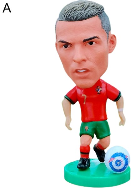 Tek Parça 6.5 cm Karikatür Dünya Kupası Futbol Oyuncu Modeli Koleksiyonu Hatıra Araba Ev Dekor Süsleme Hediye (Yurt Dışından) modelleri