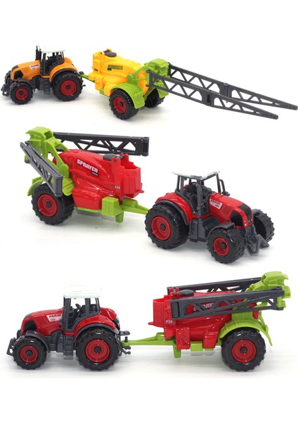 Mini Döküm Çiftlik Traktör Araç Araba Arabası Model Seti Koleksiyonu Çocuk Biblo (Yurt Dışından) modelleri
