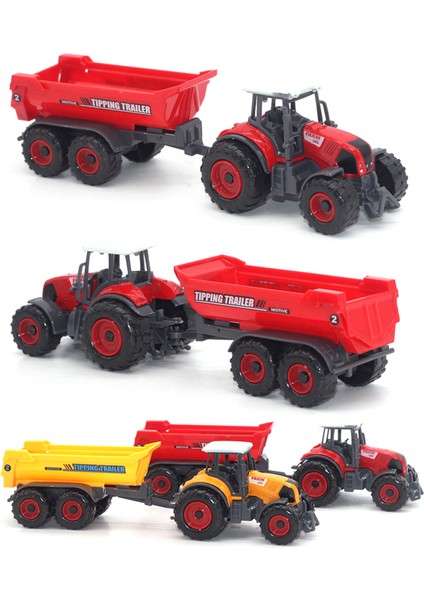 Mini Döküm Çiftlik Traktör Araç Araba Arabası Model Seti Koleksiyonu Çocuk Biblo (Yurt Dışından) fırsatları