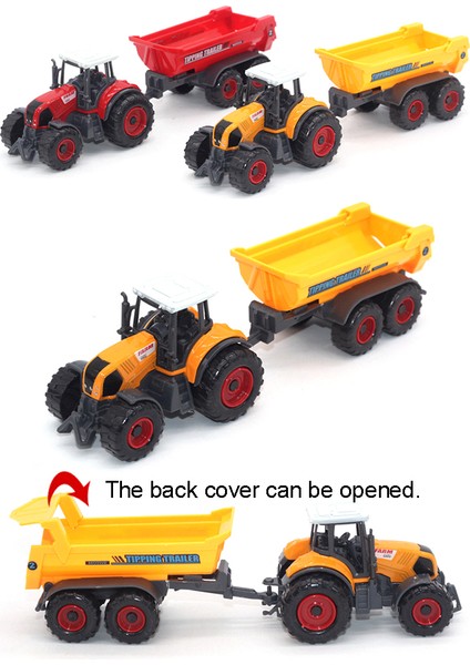 Mini Döküm Çiftlik Traktör Araç Araba Arabası Model Seti Koleksiyonu Çocuk Biblo (Yurt Dışından) indirimleri