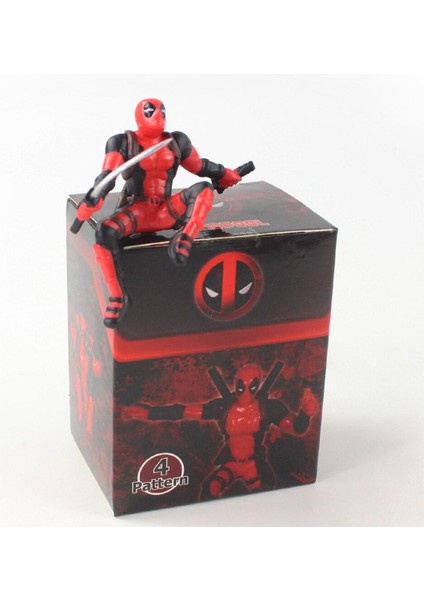 Stilleri 7-9 cm Marvel Avengers Deadpool Heykelcik ile Pvc Action Figure Süper Kahraman Modeli Oyuncak Dekorasyon Bebek (Yurt Dışından)