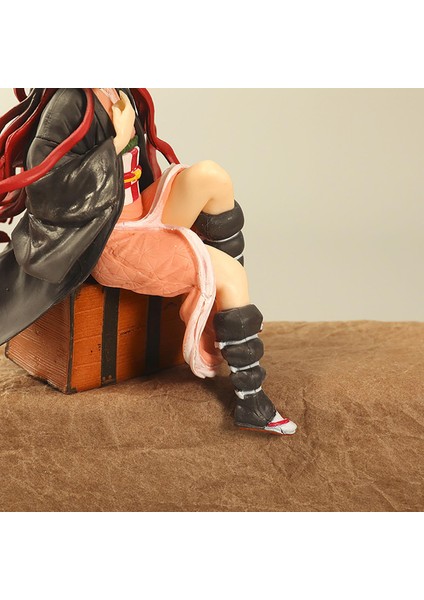 Koleksiyon Model Bebek Canlı Anime Demon Slayer Sevimli Tanjirou Nezuko Pvc Şekil Oyuncak (Yurt Dışından)