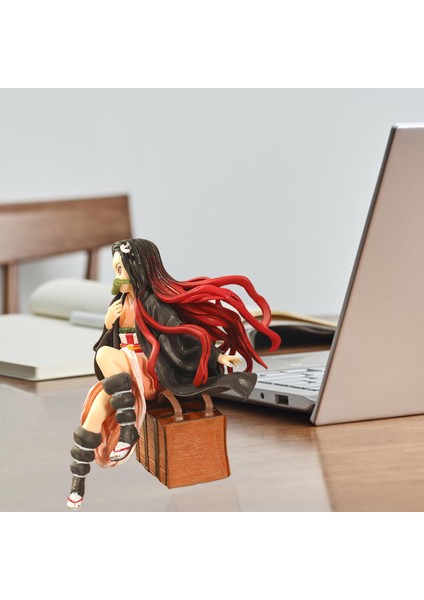 Koleksiyon Model Bebek Canlı Anime Demon Slayer Sevimli Tanjirou Nezuko Pvc Şekil Oyuncak (Yurt Dışından)