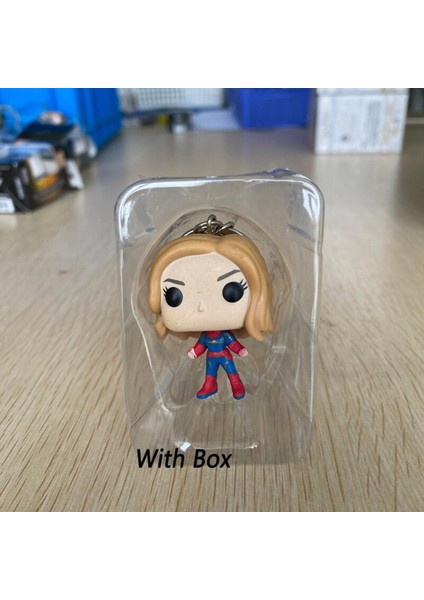 Kaptan Marvel Anahtarlık Avengers Aksiyon Figürü Oyuncakları (Yurt Dışından)