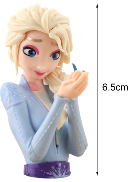 Anime Figürü Heykelcik Karikatür Anime Elsa Prenses Figürü Süsler (Yurt Dışından)