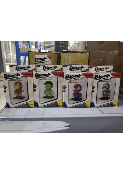 Marvel Kahraman Yapı Taşları Avengers Örümcek Adam Hulk Elmas Blokları Anime Figürü Çocuk Oyuncakları Çocuklar Için Mini Aksiyon Figürü Tuğla (Yurt Dışından) modelleri