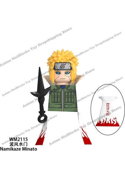 WM6109 Naruto Blokları Anime Sasuke Kakashi Madara Zetsu Might Guy Rock Lee Mini Aksiyon Oyuncak Figürler Birleştirin Tuğla Oyuncaklar Çocuk Hediyeler (Yurt Dışından)