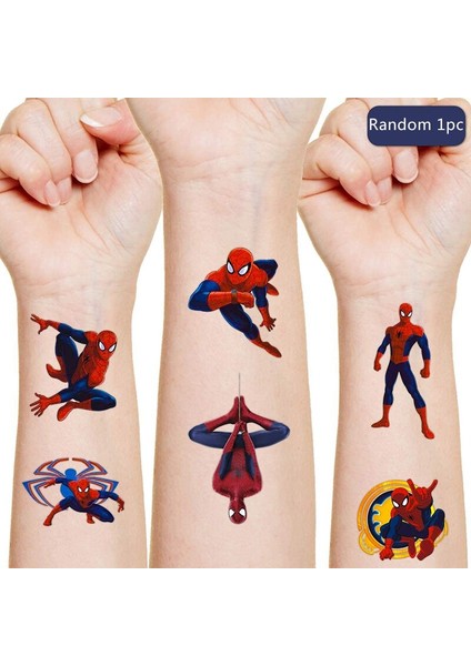 Disney Marvel Dövme Çıkartmalar Rastgele 1 Adet Aksiyon Figürü Karikatür Deadpool Örümcek Adam Oyuncaklar Erkek Kız Noel Çocuk Doğum Günü Hediyeleri (Yurt Dışından)