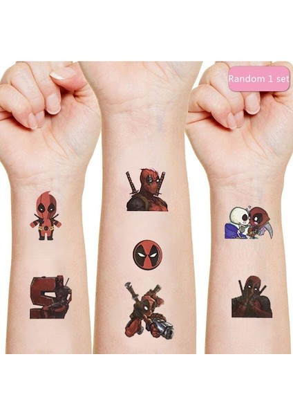 Disney Marvel Dövme Çıkartmalar Rastgele 1 Adet Aksiyon Figürü Karikatür Deadpool Örümcek Adam Oyuncaklar Erkek Kız Noel Çocuk Doğum Günü Hediyeleri (Yurt Dışından)