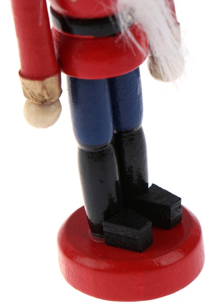 1 Adet 10 cm Ahşap Fındıkkıran Asker Noel Dekorasyon Kolye Süsler Oyuncaklar (Yurt Dışından)