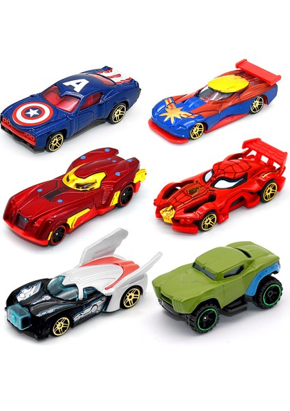 Alaşım Disney Avengers Araba Batmobile Kaptan Amerika Hulk Ironman Örümcek Adam Aksiyon Figürleri Yarış Modeli Oyuncak Çocuklar Için Hediye (Yurt Dışından)
