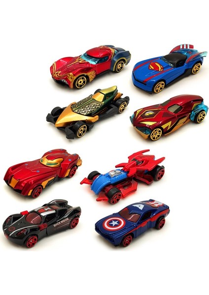 Marvel Avengers Döküm Alaşım Araba Modeli Demir Adam Thor Hulk Örümcek Adam Aksiyon Figürleri Yarış Modeli Bebek Çocuk Oyuncakları Hediye (Yurt Dışından) fiyatları