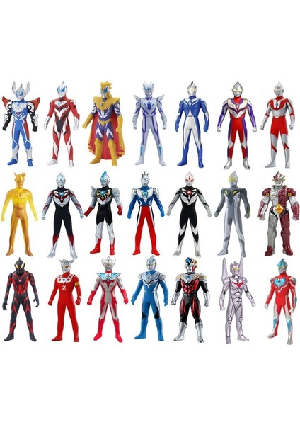 13 cm Yumuşak Kauçuk Ultraman Ace Rosso Blu Belial Ginga Zafer Gaia Aksiyon Şekilli Kalıp Kaliteli Çocuk Oyuncakları Tatil Hediyeler (Yurt Dışından)