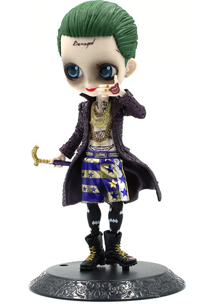 Bir Adet 13 cm Tahsil Intihar Kadro Joker Anime Aksiyon Figürü Mini Model Heykelcik Dekor (Yurt Dışından)