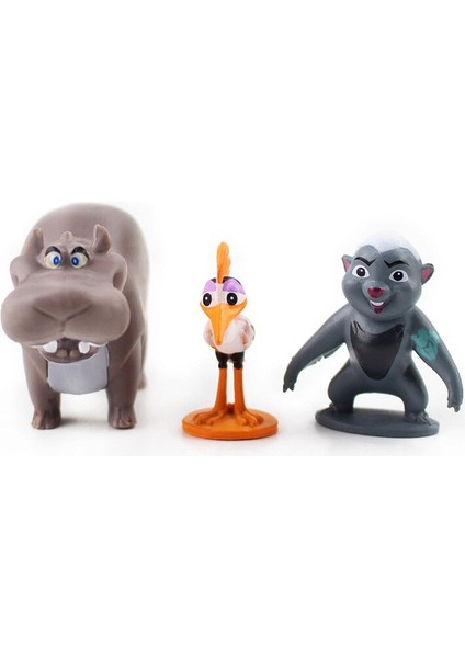12 Adet/takım Karikatür Aslan Koruyucu Kral Figürleri Kion Simba Bunga Beshte Fuli Ono Pvc Aksiyon Figürü Oyuncakları Çocuklar Için Hediye (Yurt Dışından)