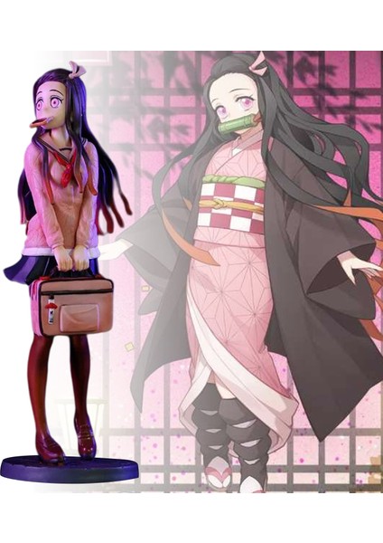 Childrenworld Demon Slayer Figürü ile Temel Anime Ghost Slayer Aksiyon Figürü Modeli (Yurt Dışından) fiyatları