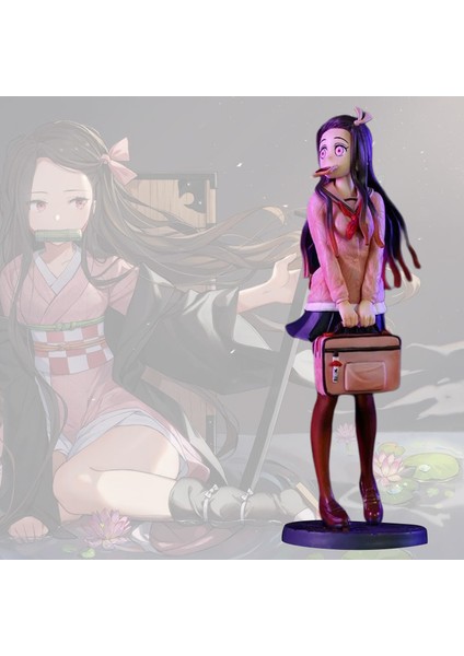 Childrenworld Demon Slayer Figürü ile Temel Anime Ghost Slayer Aksiyon Figürü Modeli (Yurt Dışından) modelleri