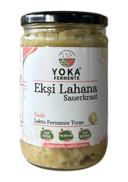 YOKA FERMENTE 
Ekşi Lahana Turşusu-Sauerkraut-SADE