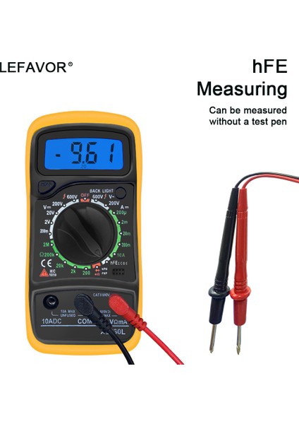 XL80L L Dijil Mulimr LCD Rk Işık Şınilir C/dc Mprmr Volmr Ohm Grilim Mr Mulimro (Yurt Dışından)