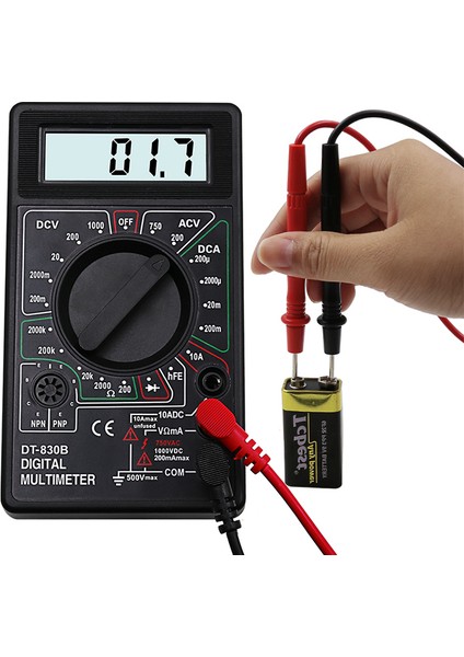 Dijil Mulimr Volmr Mprmr Ohmmr LCD Krn C 750 V DC10V ~ 1000 V 10 Kım Şırı Yük Çr (Yurt Dışından)