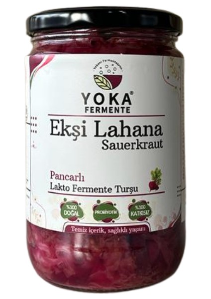 YOKA FERMENTE Ekşi Lahana Turşusu - Sauerkraut-PANCARLI