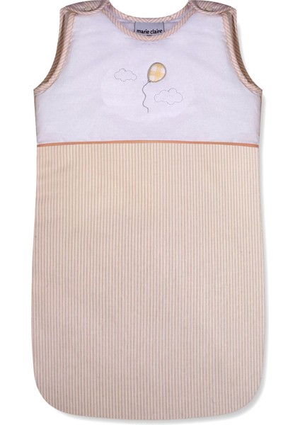 Bebek Uyku Tulumu Wınny %100 Pamuk Iç Polyester 0/6 Ay Bej