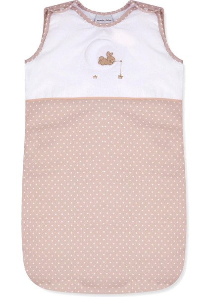 Bebek Uyku Tulumu Lapınou %100 Pamuk Iç Polyester 0/6 Ay Bej