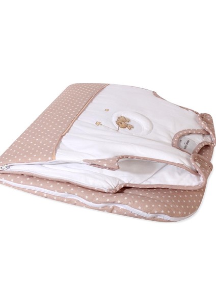 Bebek Uyku Tulumu Lapınou %100 Pamuk Iç Polyester 0/6 Ay Bej fiyatları