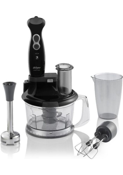 AR1118 Mixset Max Multi Blender Seti Siyah