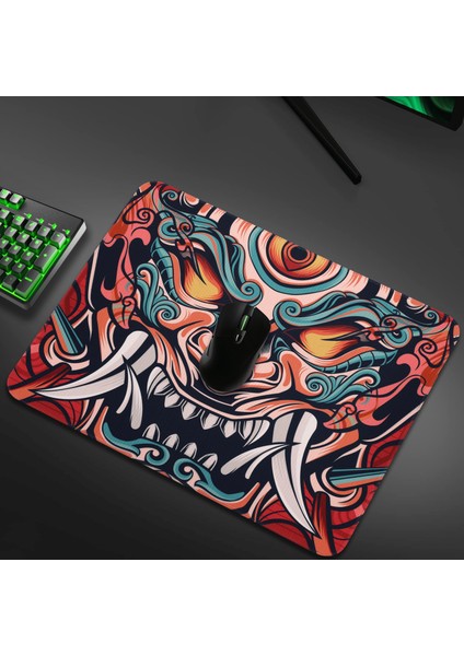 MPC480 Elite Cordura E-Sports Gaming Oyuncu Mouse Pad - Su Geçirmez, Düşük Sürtünmeli Speed Yüzey Tiger Blaze