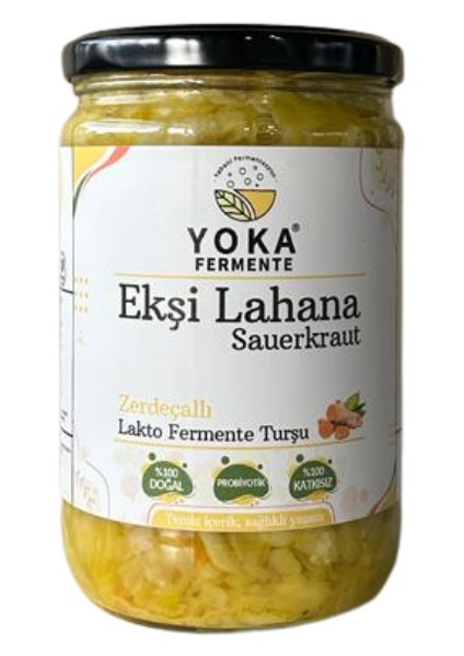 YOKA FERMENTE Ekşi Lahana Turşusu-Sauerkraut - ZERDEÇALLI