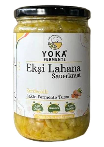 Yoka Fermente YOKA FERMENTE
Ekşi Lahana Turşusu-Sauerkraut - ZERDEÇALLI