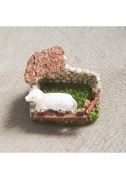 Mini Koyun ve Ağıl Minyatür Hayvan Silikon Kalıp K-1169