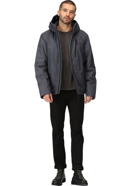 Harridge Waterproof Walking Jacket Erkek Mont Gri RMP366